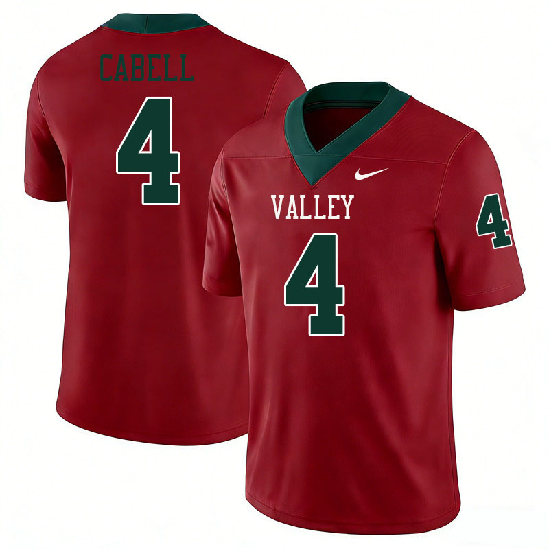 Mississippi Valley State Delta Devils #4 Dakari Cabell College Football Jerseys,Uniforms Stitched-Re